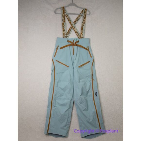 New! Free People Movement Women’s Zephyr Ski Shell Pants Mint Combo, size M - Picture 2 of 16